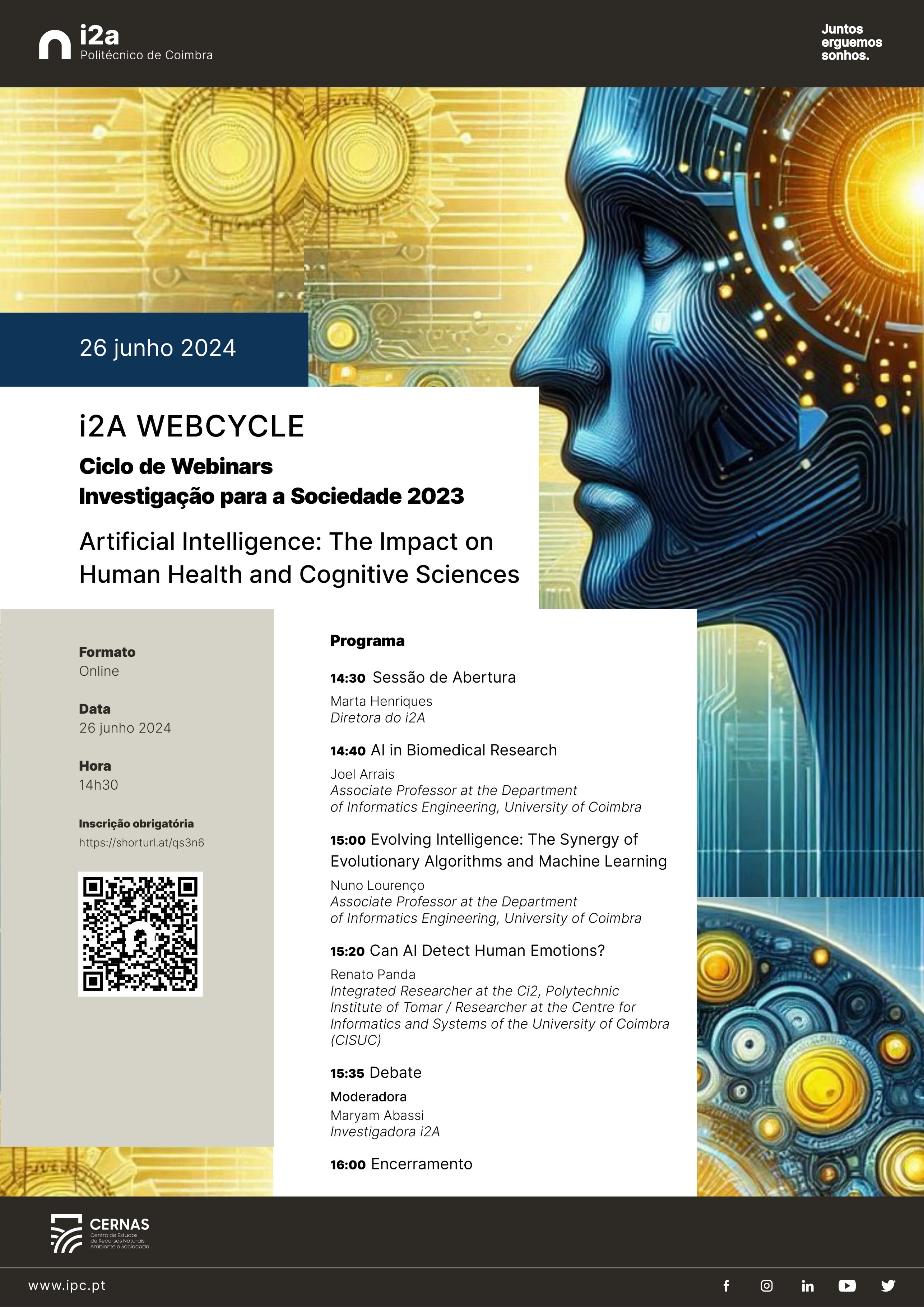 Renato Panda Participates in i2A Web Cycle on AI and Human Health